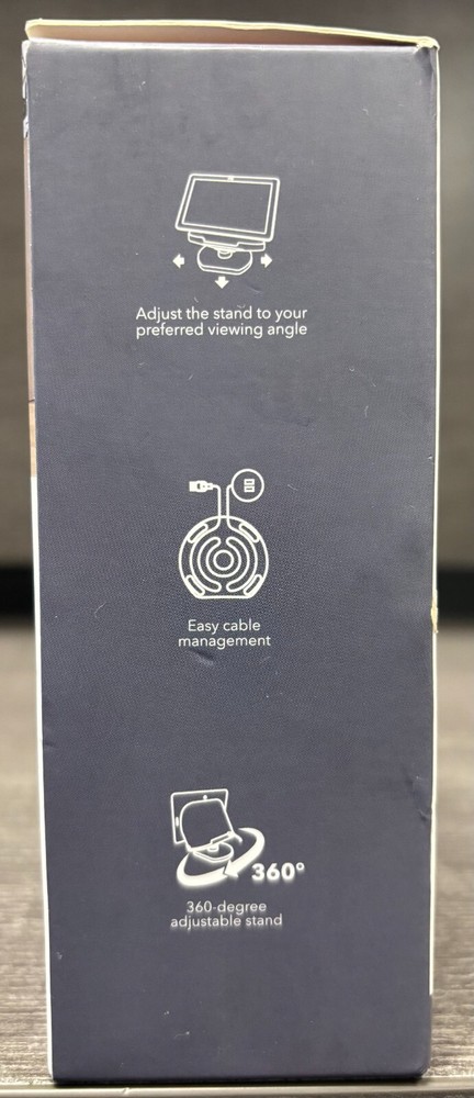 Wasserstein Adjustable Stand for Google Nest Hub (2nd Gen) - White