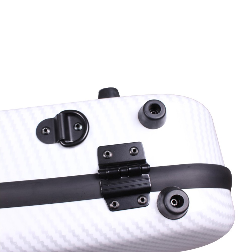 Violin Case 4/4 Hard Shell Carbon Fiber Lightweight with Backstrap and Code lock