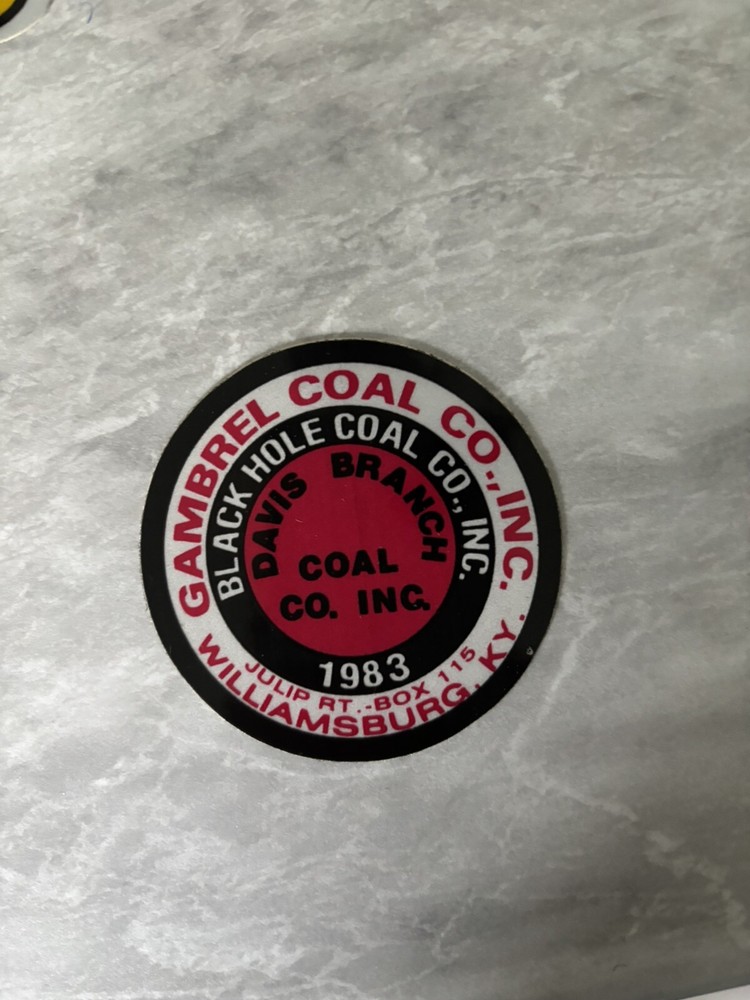 Coal Mining Stickers Nice Older  Coal Company