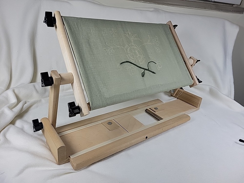 K's Creations Needlework LapFrame Lap Table Base 20" Scroll Frame Adjustable