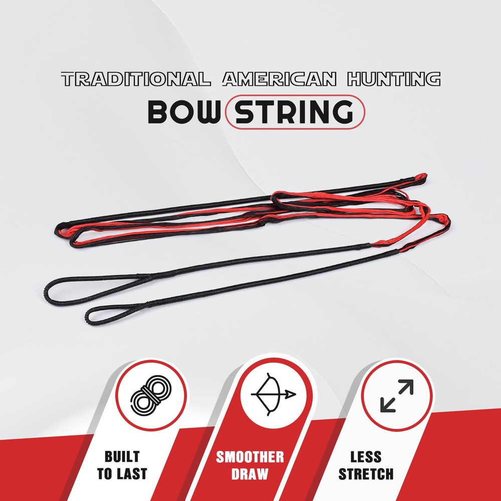 Bow String Replacement for Archery Recurve Bow & Longbow Bowstring 14 16 Strands