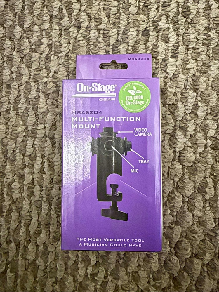 On-Stage MSA8204 U-Mount Multi-Function Mount w/ Large Clamp Auth Dealer!