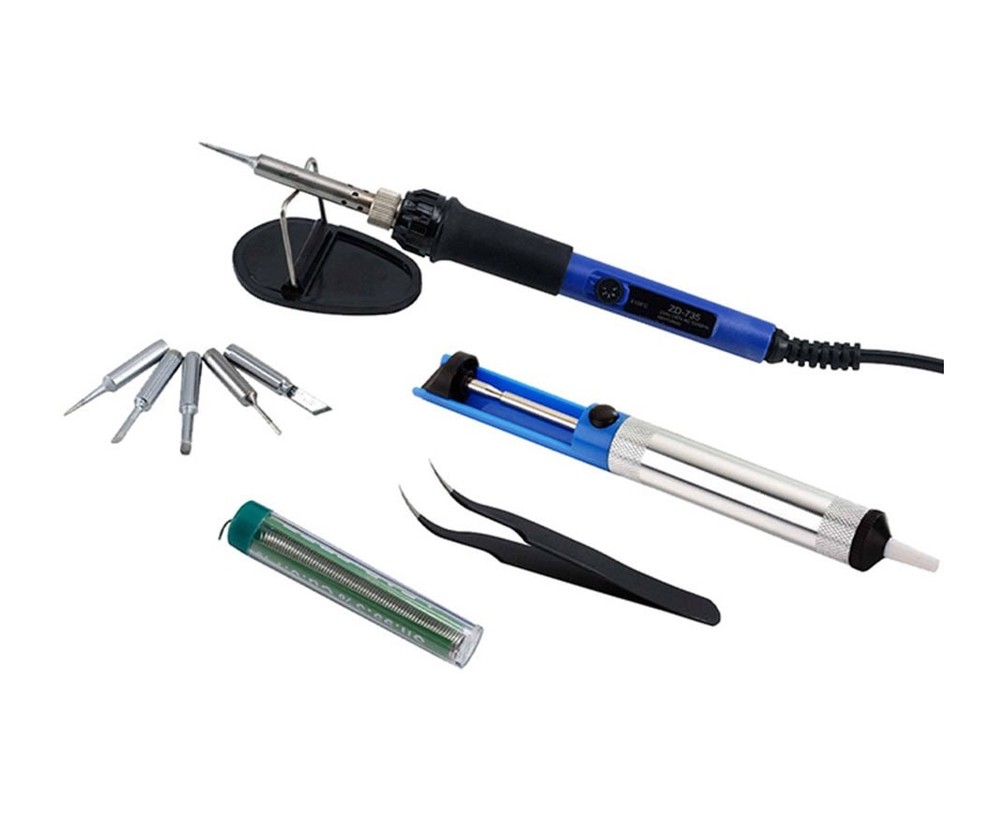 Temperature Controlled 60 Watt Soldering Iron Kit
