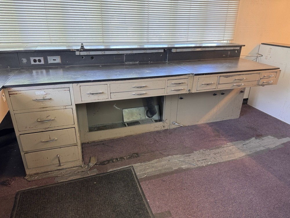 Dental Laboratory Work Benches with Drawers