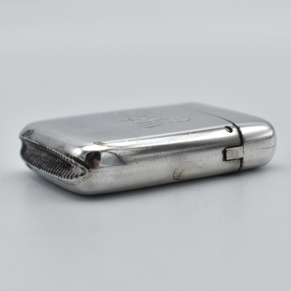 Antique Victorian Solid Silver Vesta Case Match Safe 1897 Flush Hinge