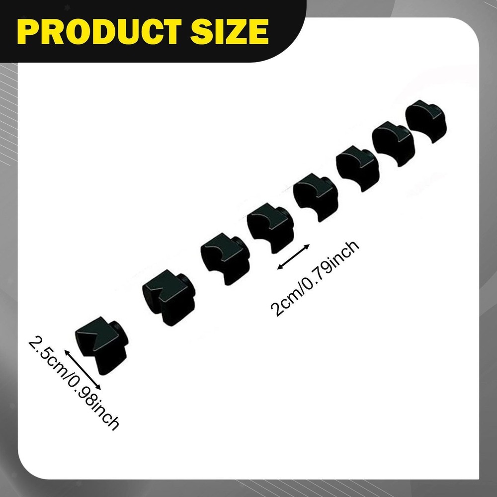 8 Pieces Ring Bender Dies DIY Press Tools Small Ring Bending Machine Accessories