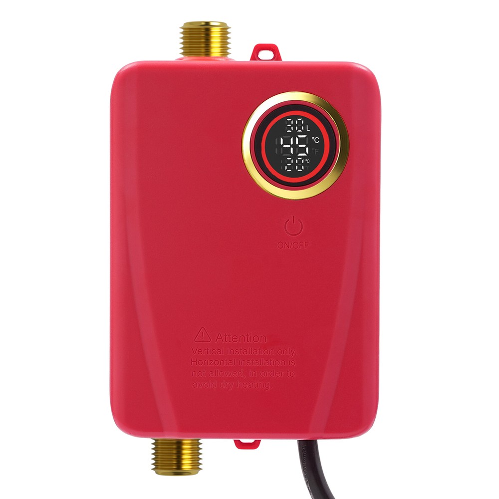 Instant Electric Tankless Water Heater - 3000W Portable Hot Water Solution