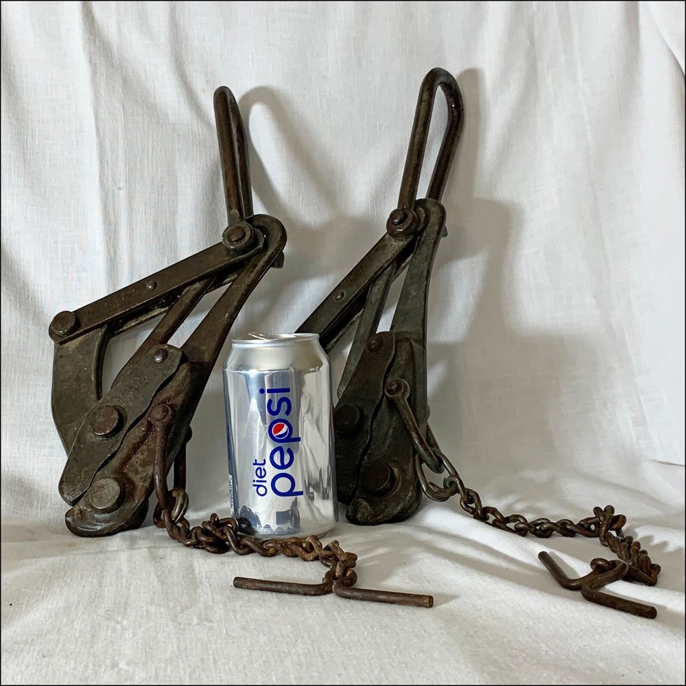 Klein 1659-5AT Vintage Cable Pullers 5000 MAX .37-.20, pair