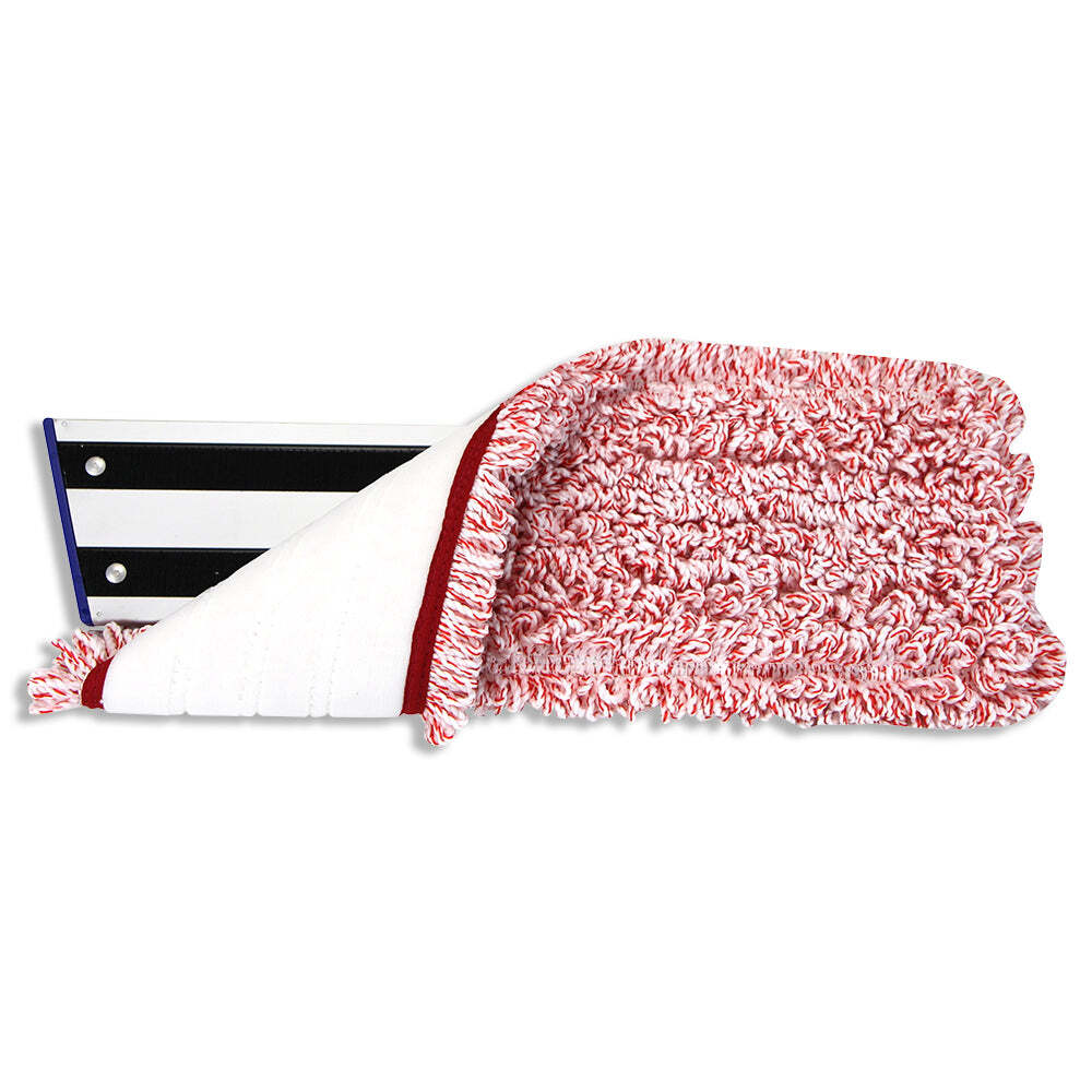 Wet & Dry Floor Mop Pad Reflls - 18" (12/Pack), Colors, Microfiber, Reuseable