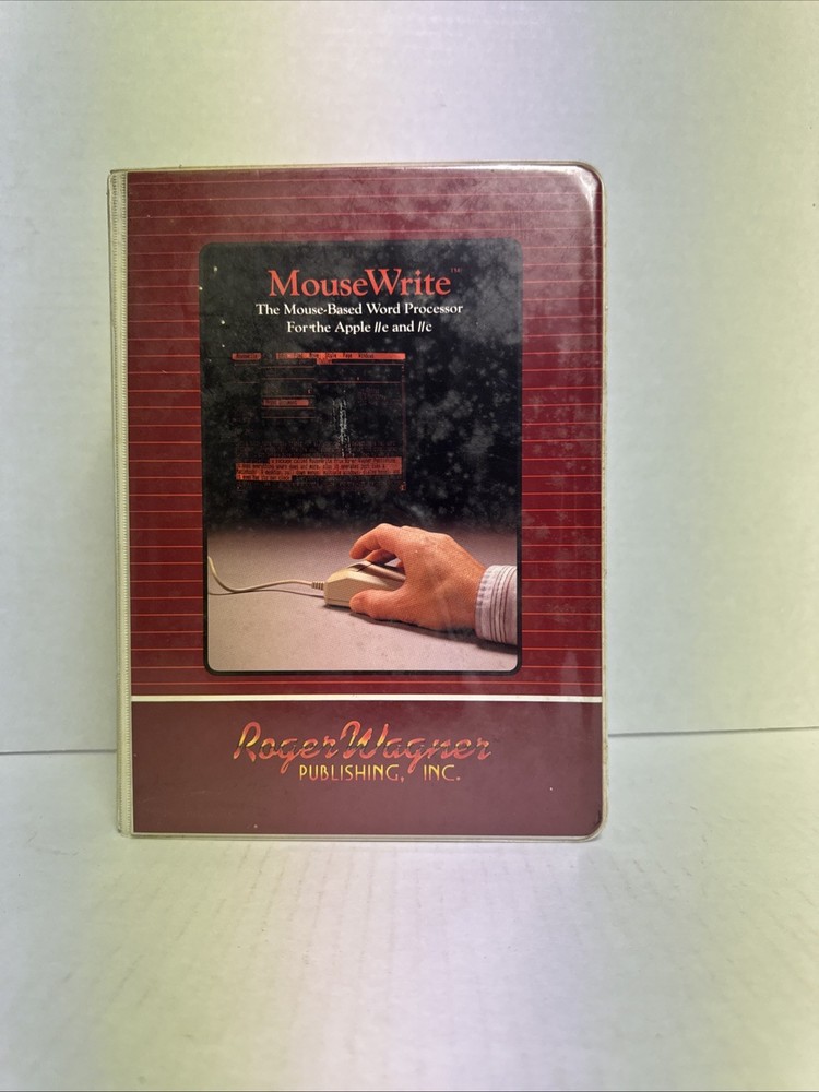 MouseWrite Word Processor for Apple IIe & IIc 1985 Demo Version Roger Wagner