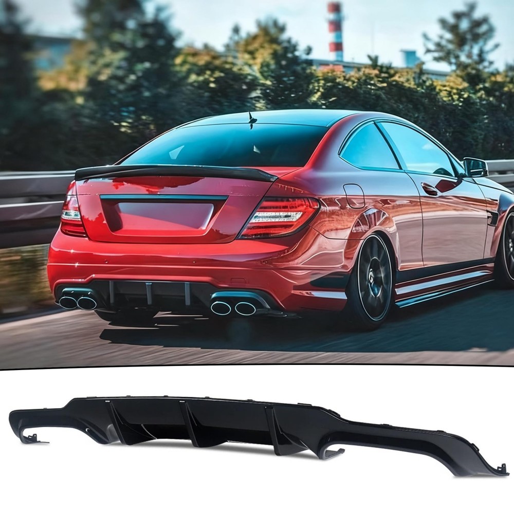 Rear Diffuser for C-Class Sport 2012-2014 C204