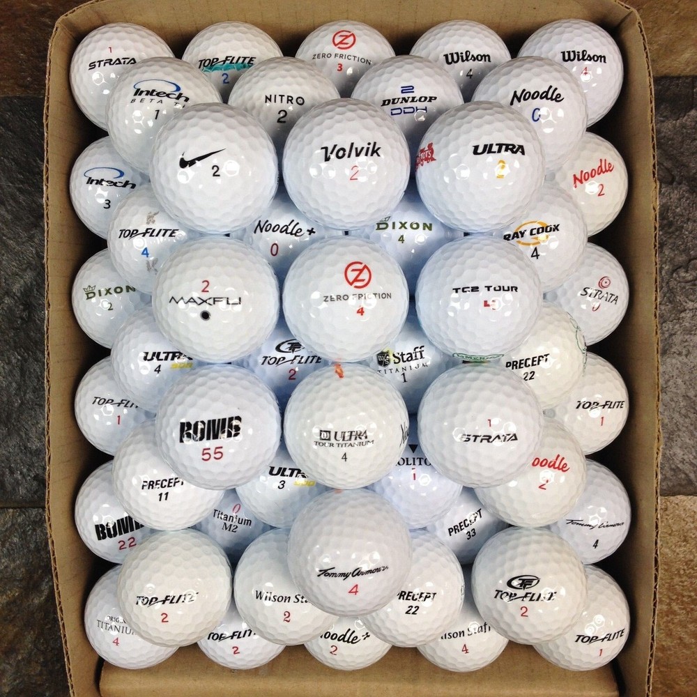 Assorted Brands Mix AAA 48 Used Golf Balls 3A