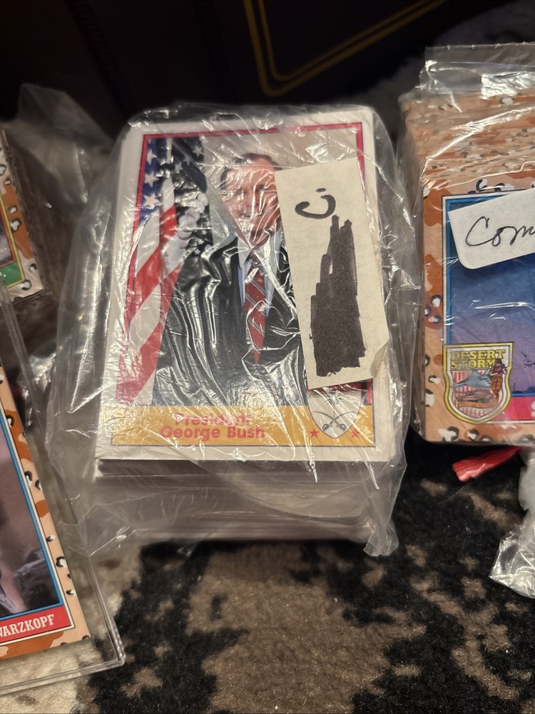 Desert Storm Card Collection Bundle - completed collection, sealed box