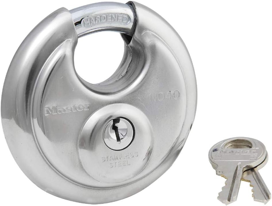 Master Lock Stainless Steel Discus Padlock 40DPF