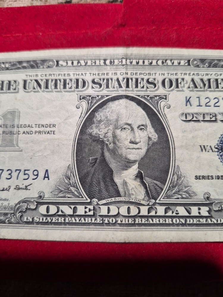 1957a $1 US Silver Certificate . Really Nice Condition. $2 Ship #C01