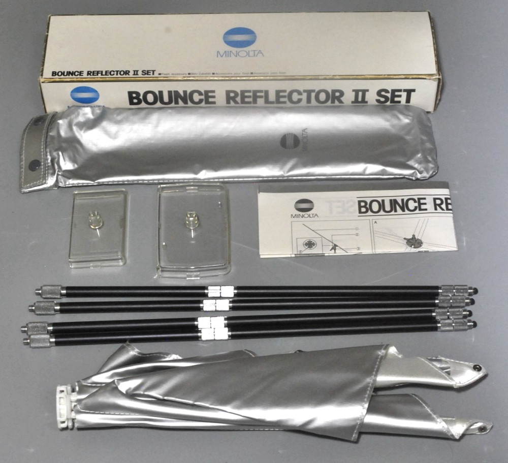 Minolta Bounce Reflector II Set Flash Accessory Boxed