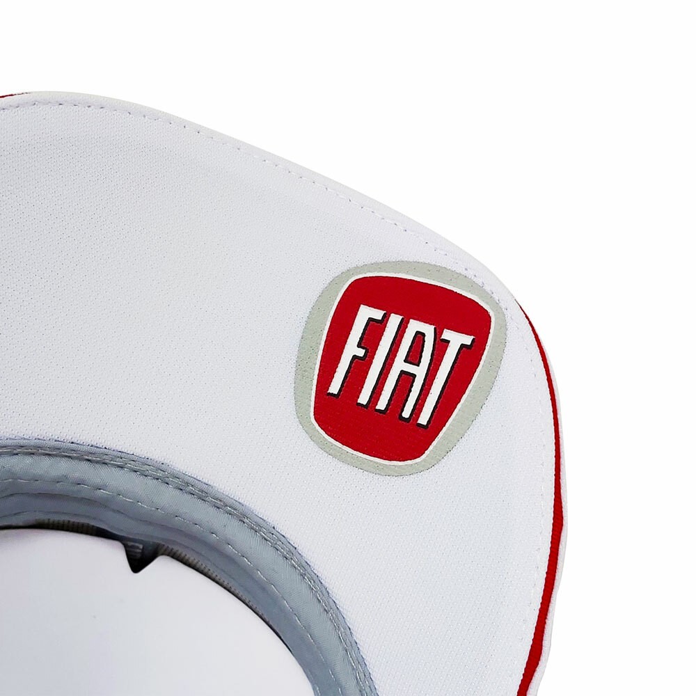 Fiat White Curved Brim Hat