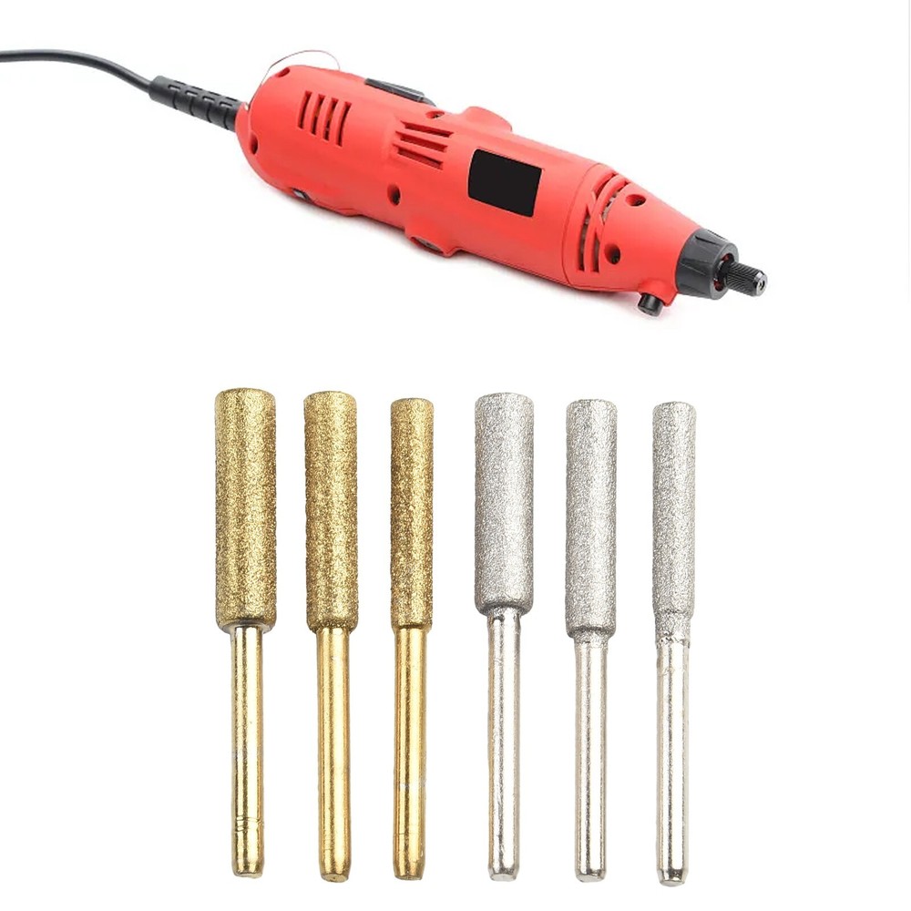 Sharpener Chainsaw Metal Grinding 6PCS Cylindrical Burr Sharpener Grinder