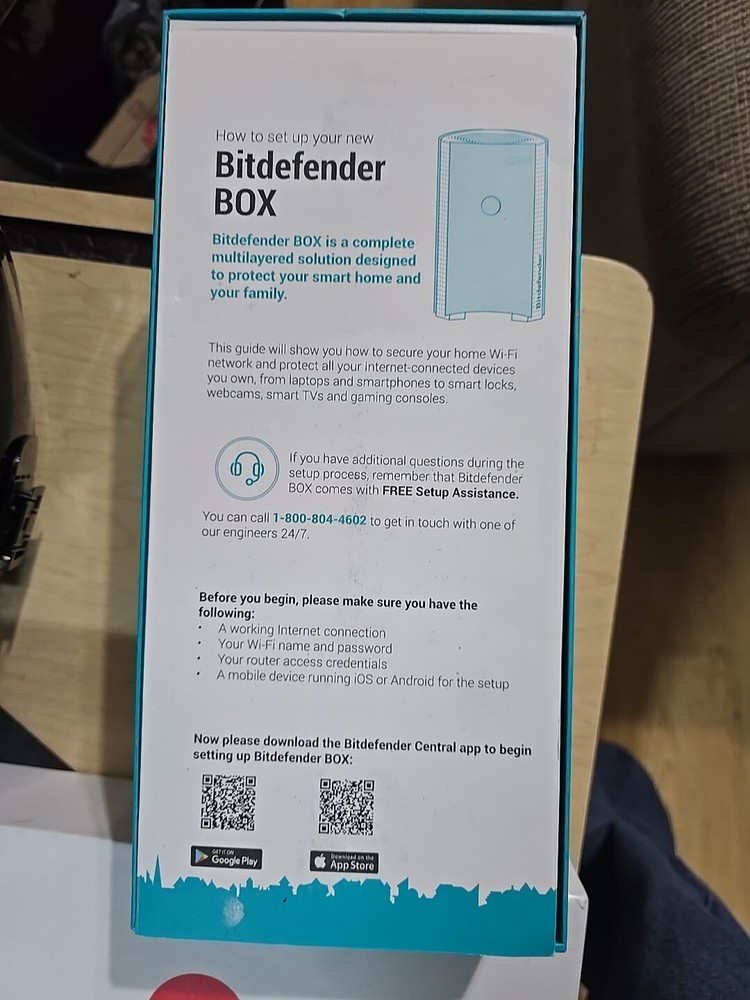 BitDefender - BOX 2 Smart Home Cybersecurity Hub Untested Power On