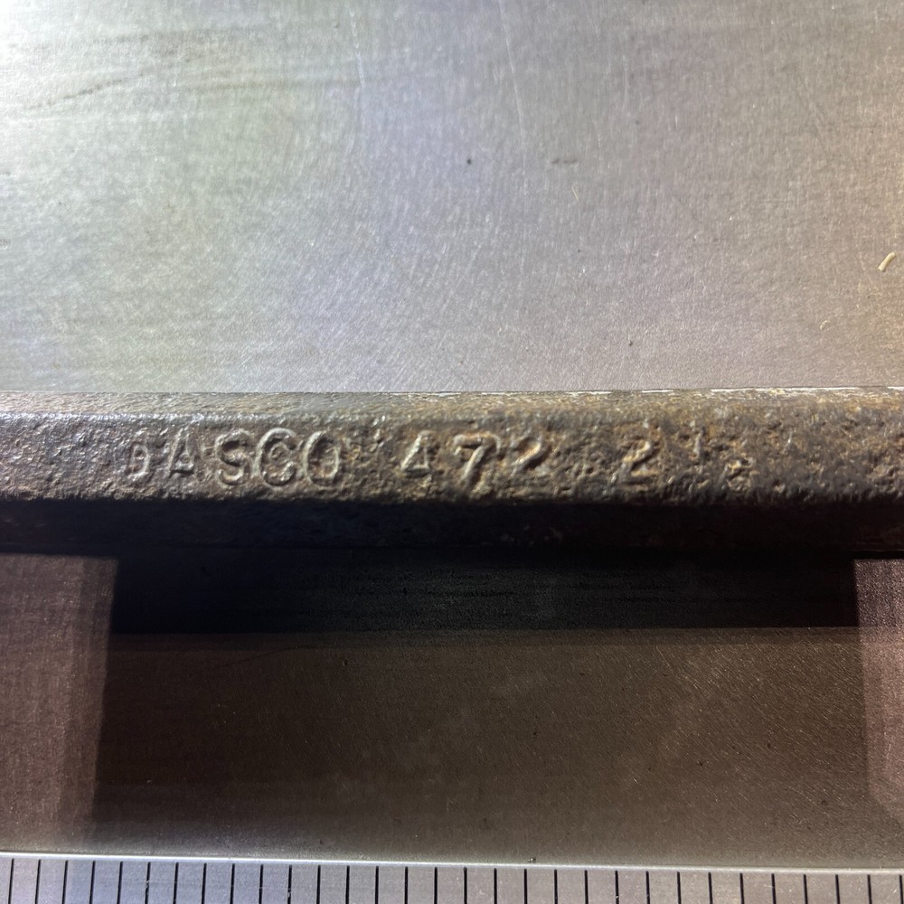 Vintage Dasco 472 Cold Chisel Grey 2-1/8" Blade