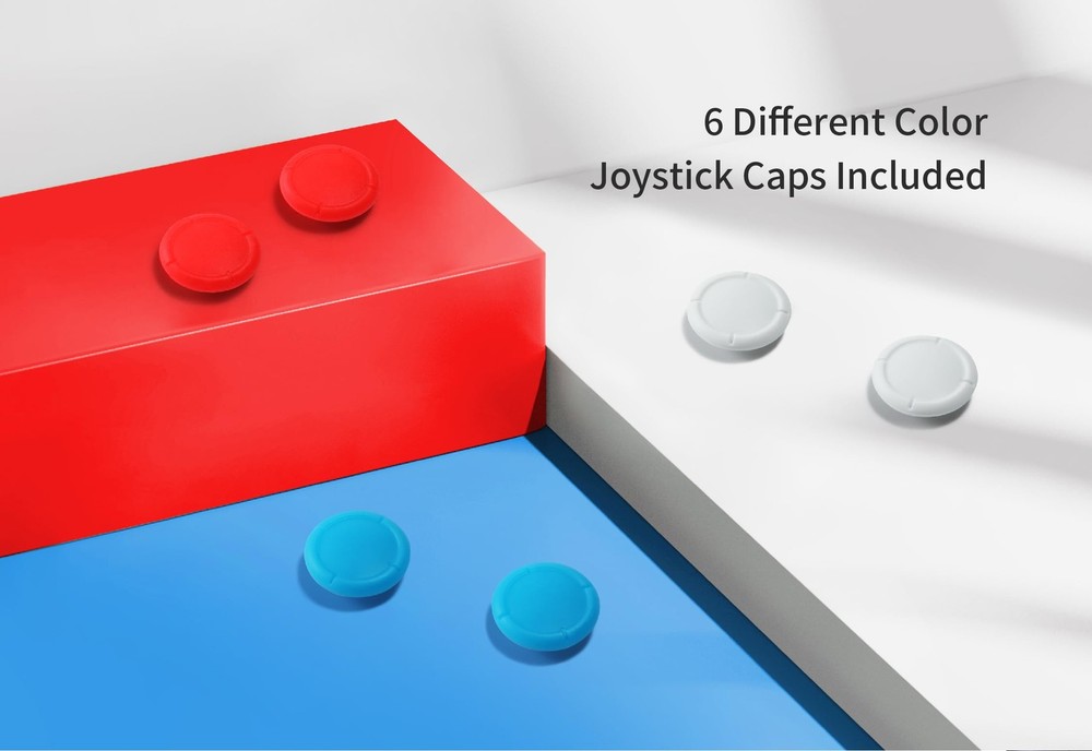 GuliKit Switch Joysticks Replacement, Updated Anti-Drift TMR Black