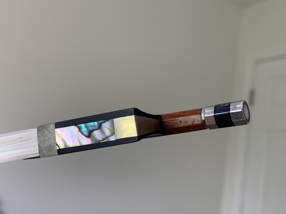 German nickel mounted Violin Bow 61.5 Grams