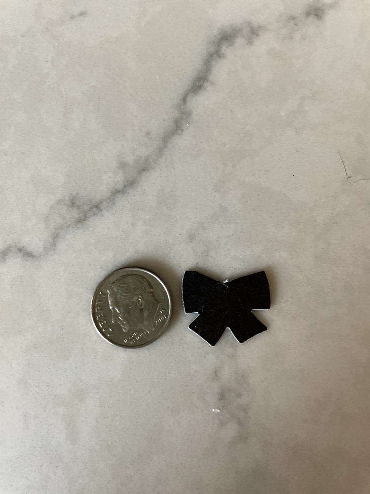 100 Black Bows DIE CUTS PUNCHES CONFETTI Stamping Up