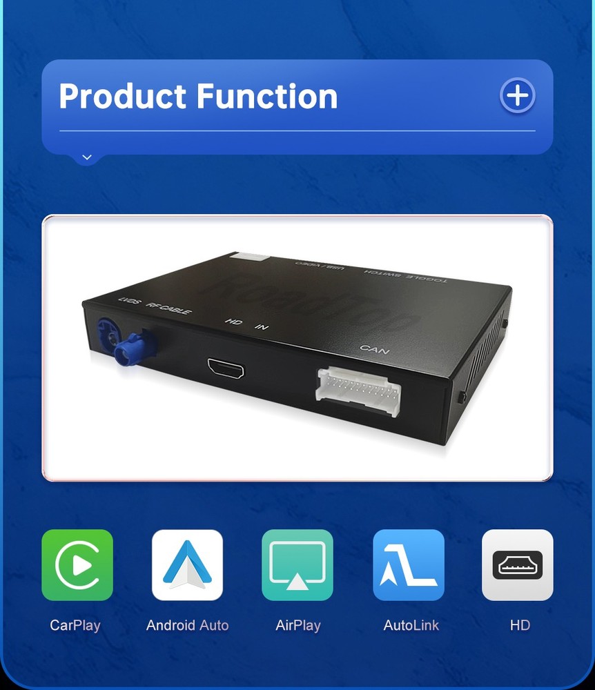 Wireless CarPlay Android Auto High Configuration Module For Lexus RX 2016-2019