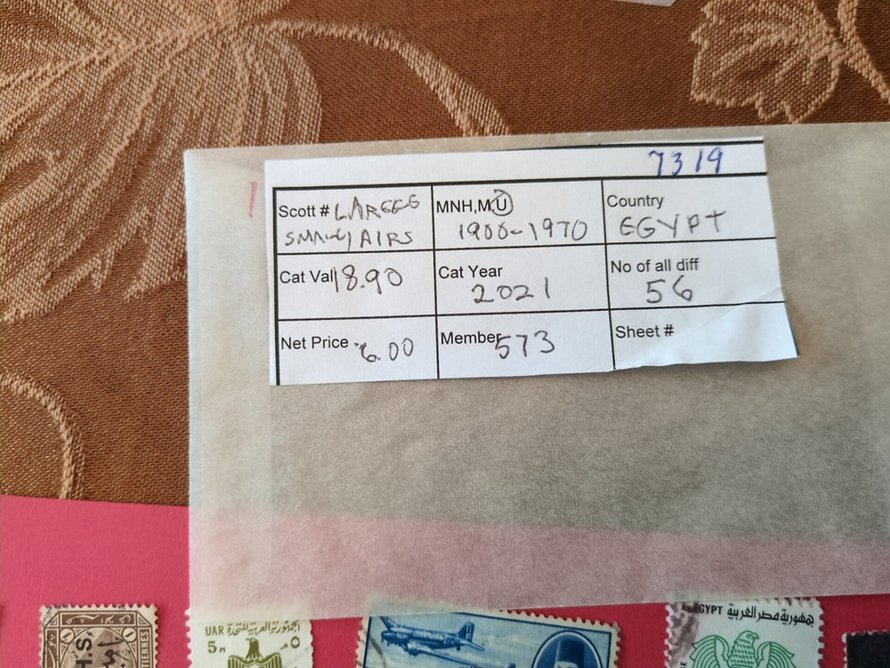 APC 7319 Egypt 1900-1970 used