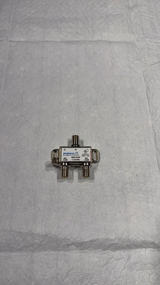 Amphenol 2-Way Coaxial Splitter
