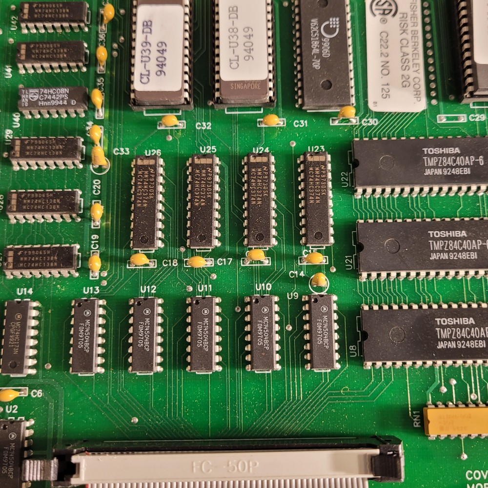 Fisher Berkeley Central Logic CPU Circuit Board PCA HPC-CL-CPU