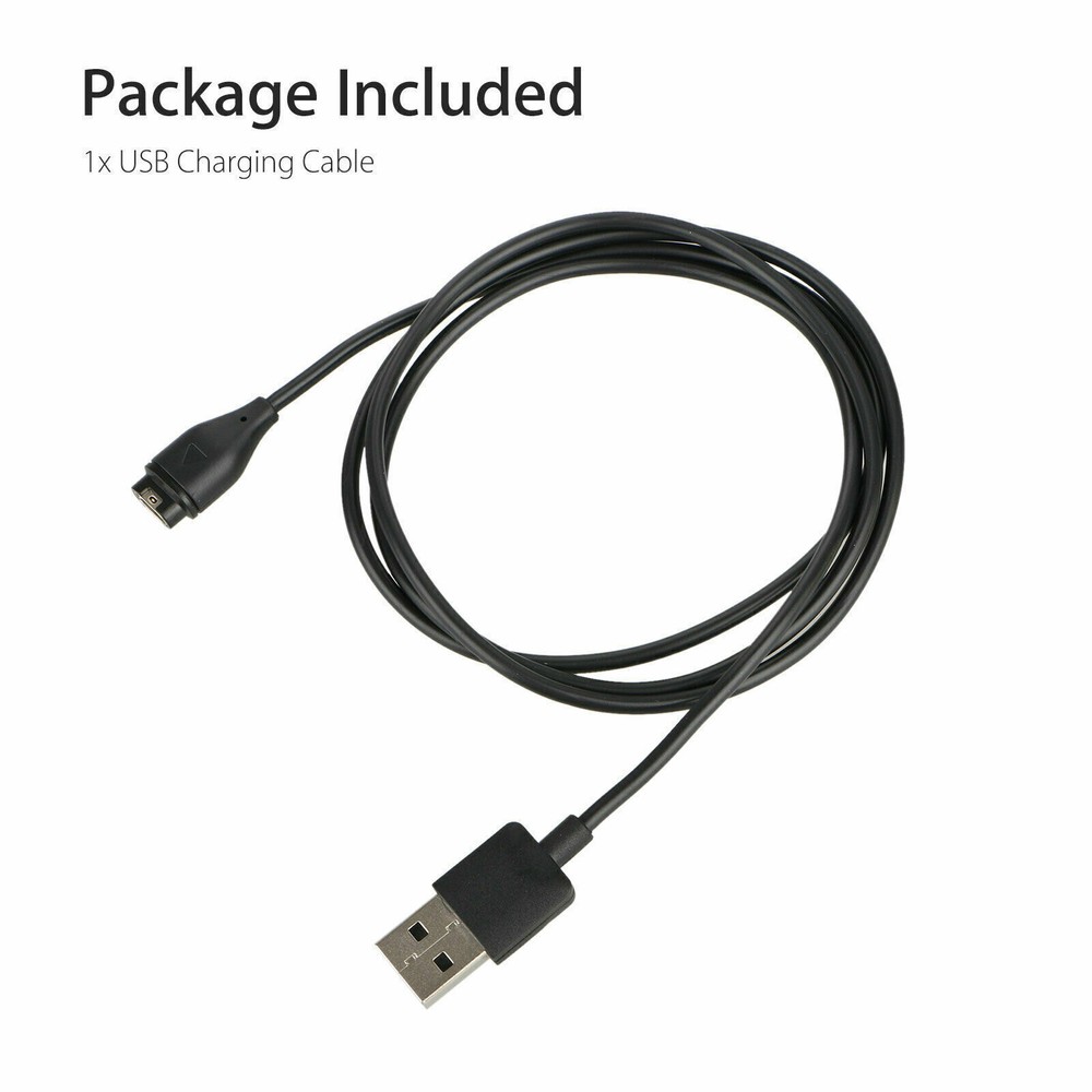 USB Charging Cable Charger Dock Sync Data For Garmin vivoactive 4 4S