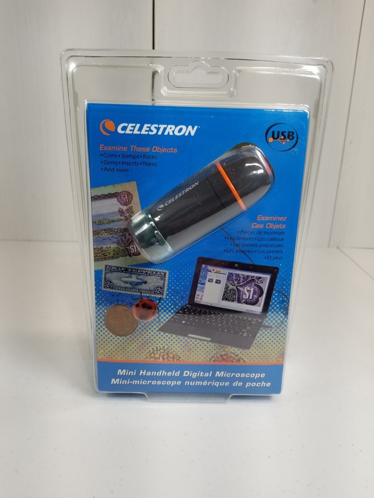 Celestron Mini Handheld Digital Microscope Model 44301 BRAND NEW