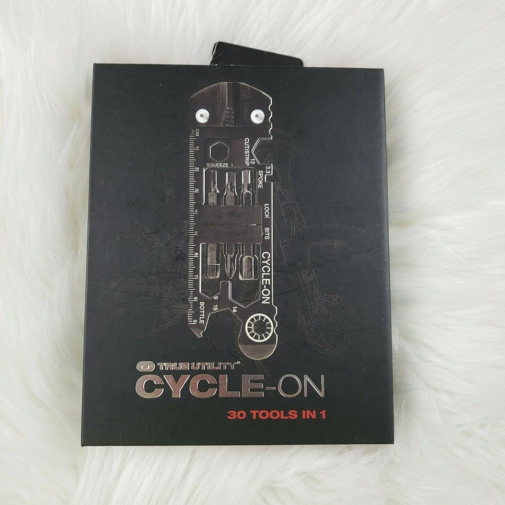 TrueUtility TU210 Cycle On lightweight bicycle multi-tool kit, 30 tools in 1 NIB