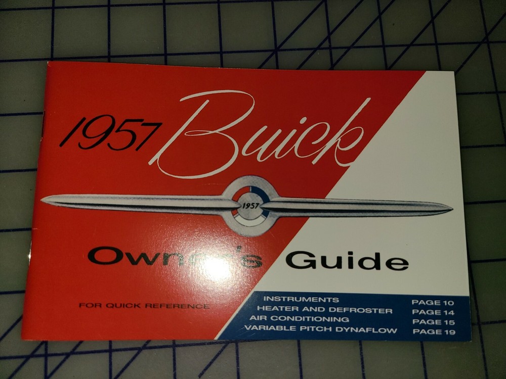 1957 Buick Owners Manual