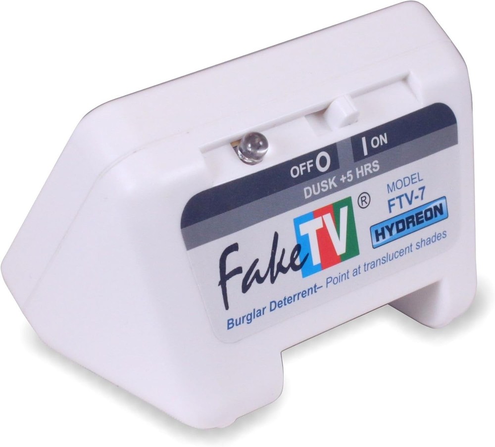 FTV-7 White – Advanced Home Security Television Simulator – Theft Deterrent – En