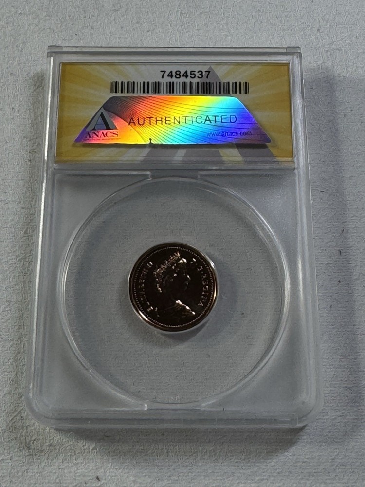 1989 Canada 1 Cent Proof Like Graded MS 67 RD by ANACS