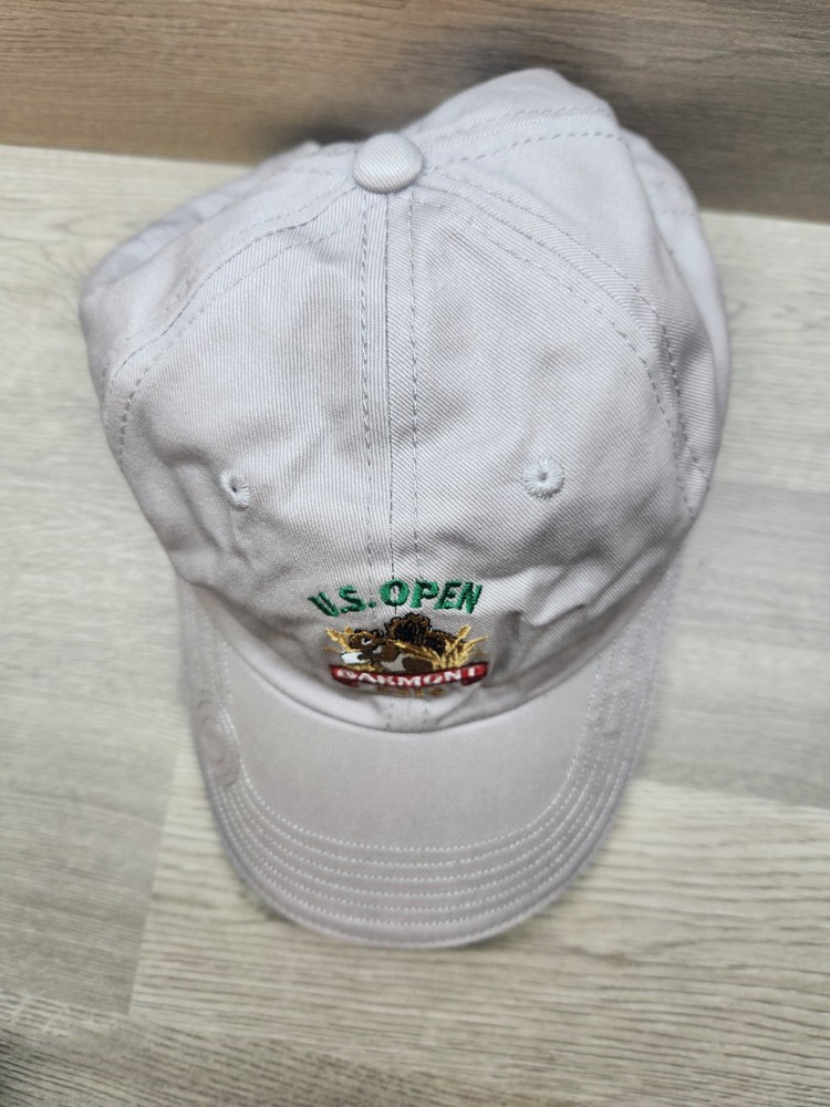 US Open Oakmont Adjustable Hat 2016 (Grey/Tan) *CLEAN* Nice Condition Adjustable
