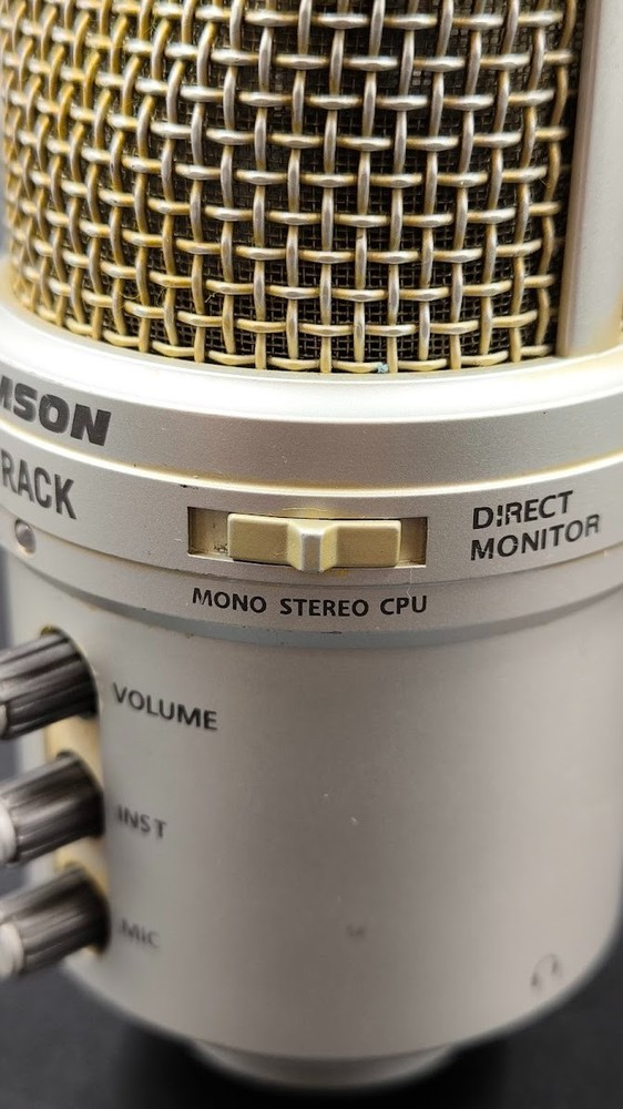 Samson G-Track Microphone Used Working Gold