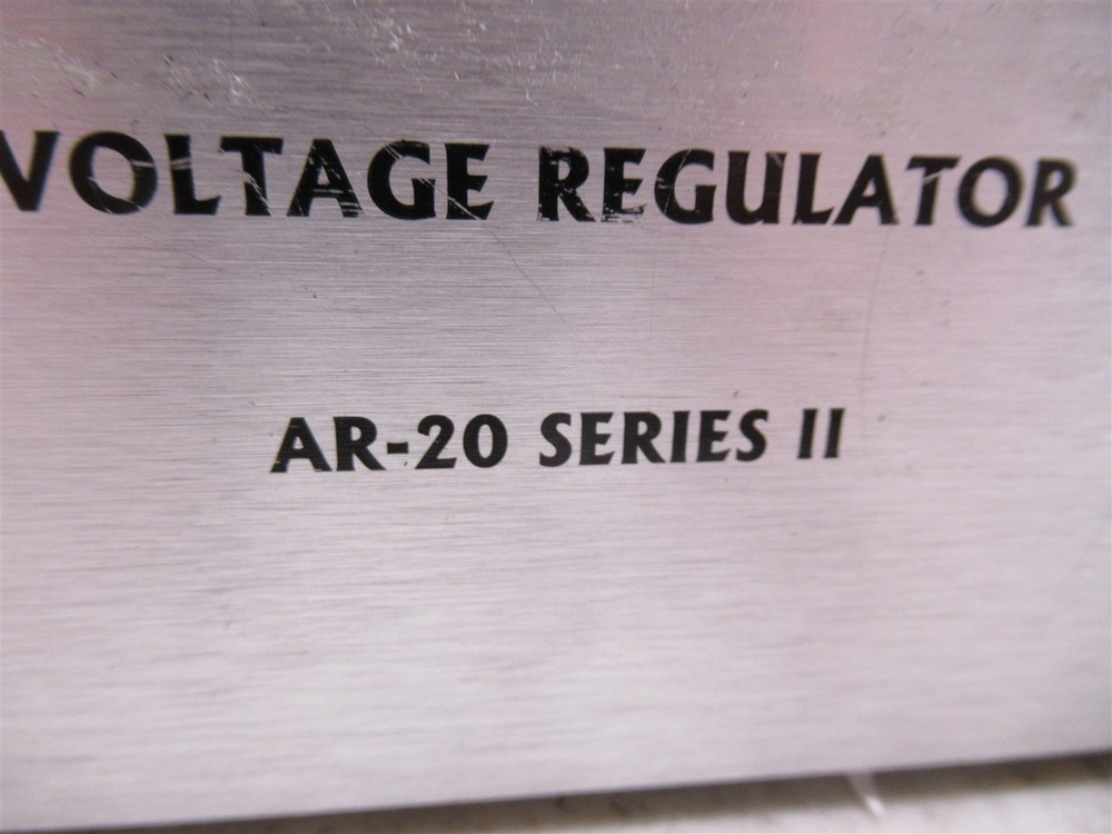 Furman Voltage Regulator AR-20 Series II Rack Mount Unit