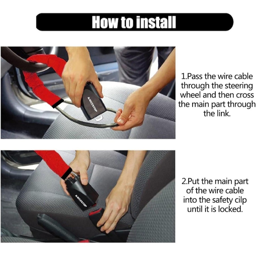 Steering Wheel Lock - NEW w/ Key