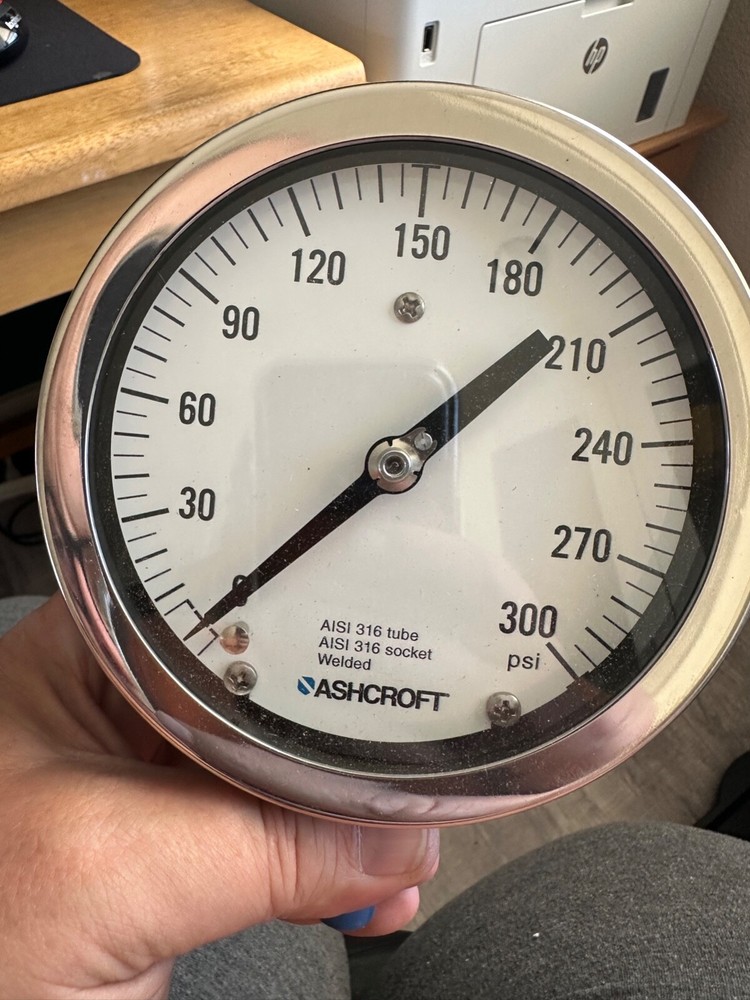 0/300 Psi Dial Indicating Pressure Gages