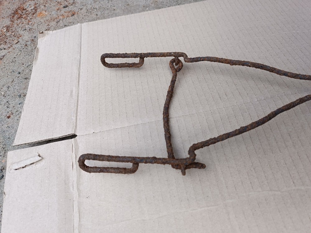 WWII WW2 german original iron belt hook