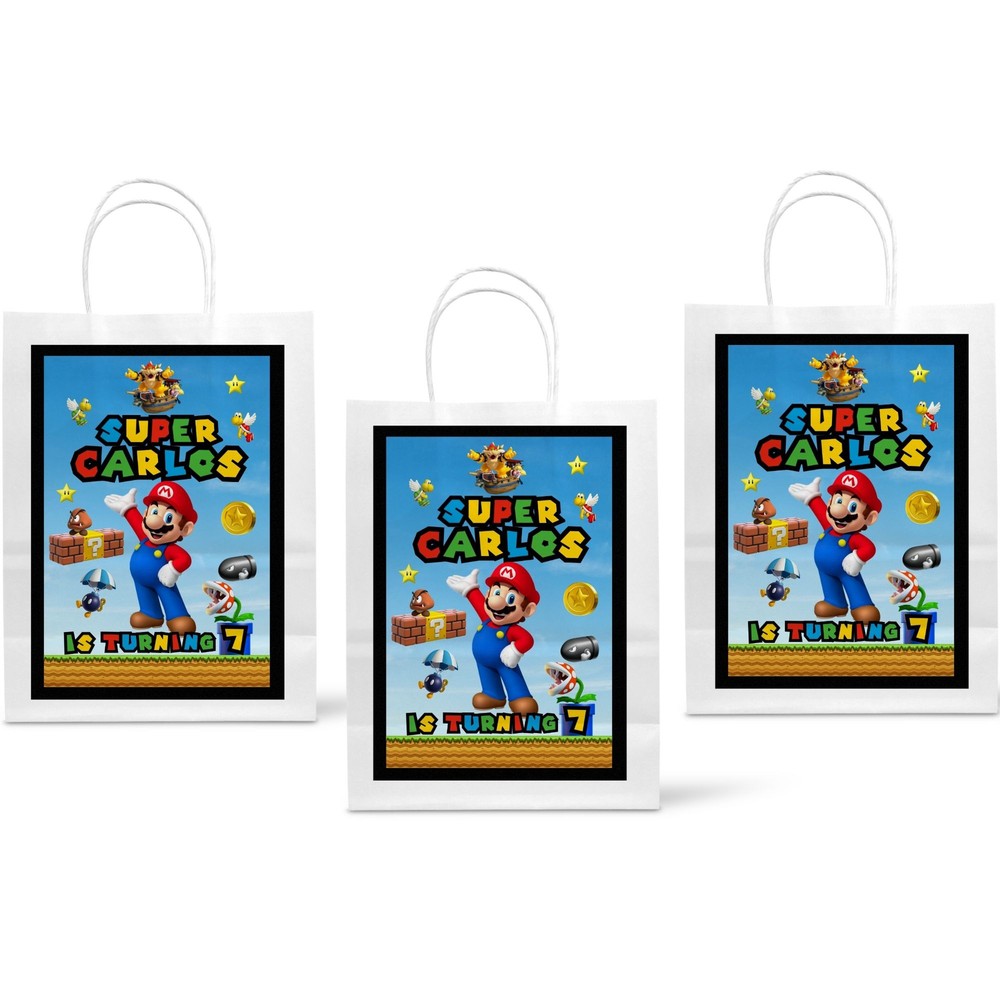 Super Mario Gift Bags