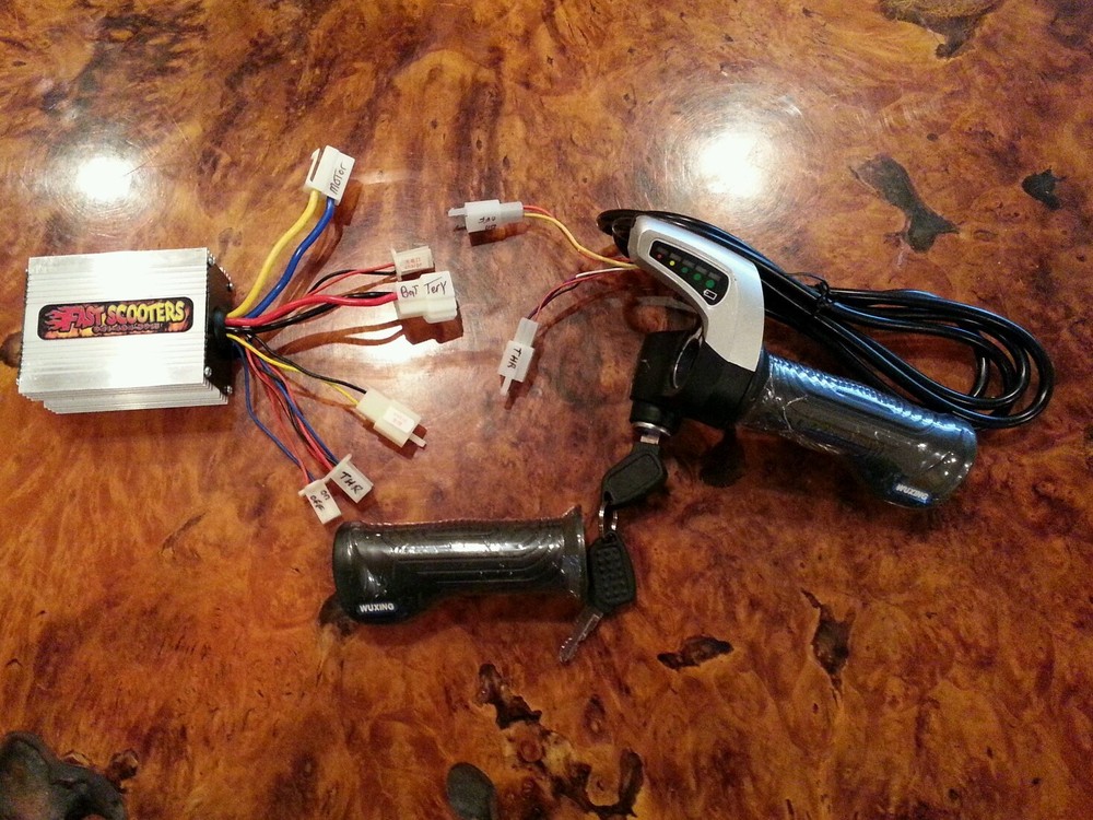 Razor E300 Variable Speed Kit - upgraded throttle, controller WITH BUILT IN KEY!