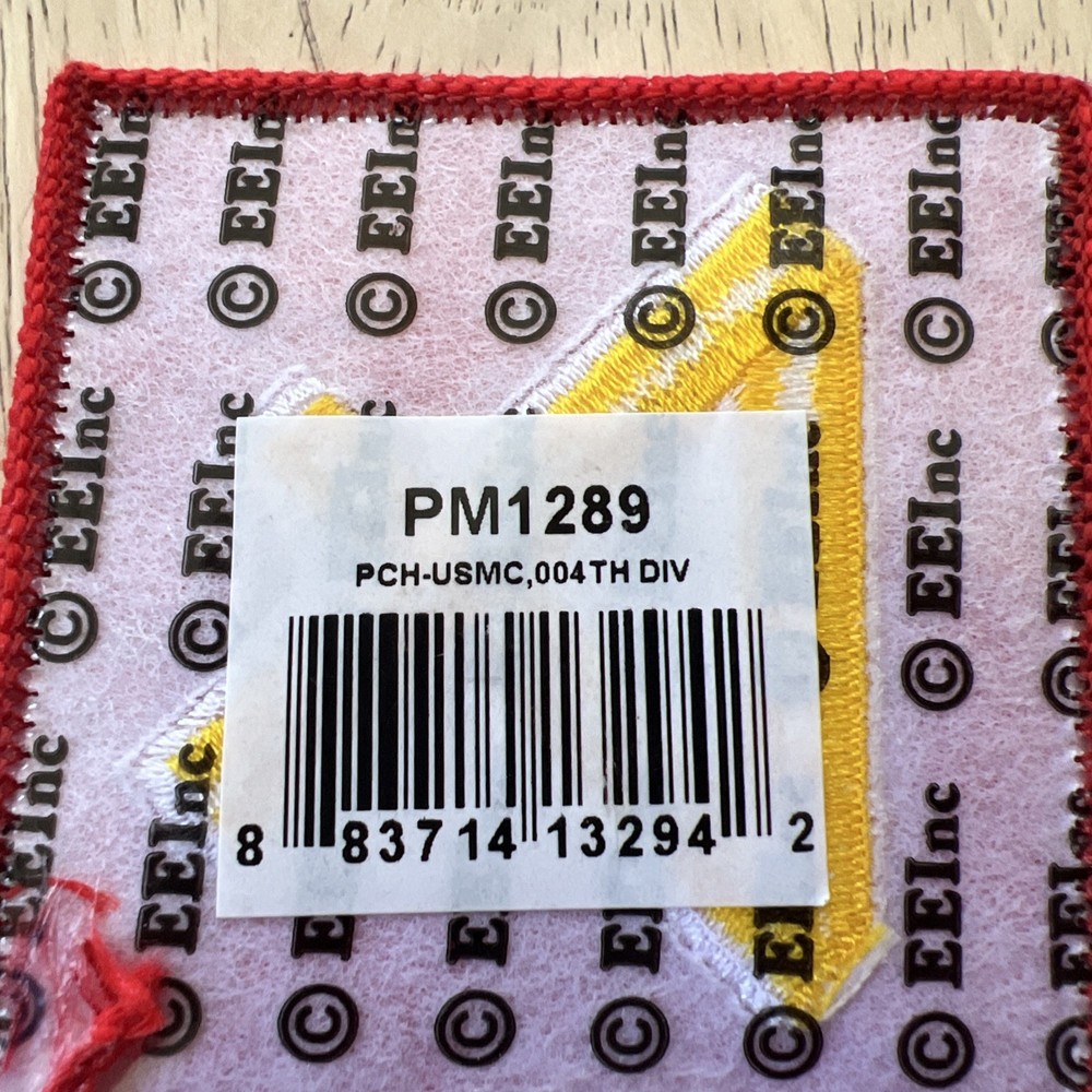 US 4th Marine Division Patch