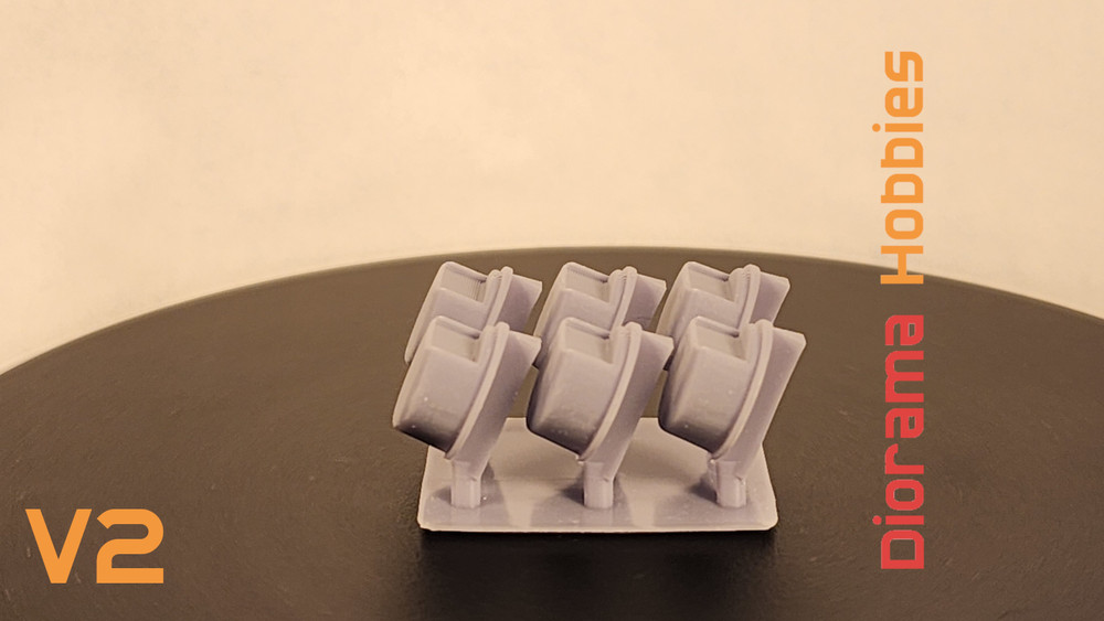 Trash Cans HO, O & S Scale