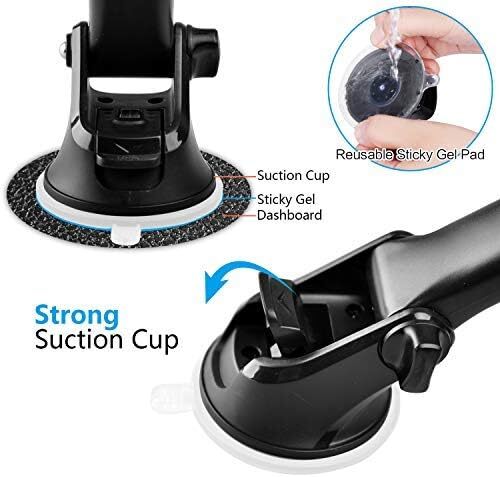 GPS Suction Cup Mount for Garmin, Replacement Dash & Windshield Holder
