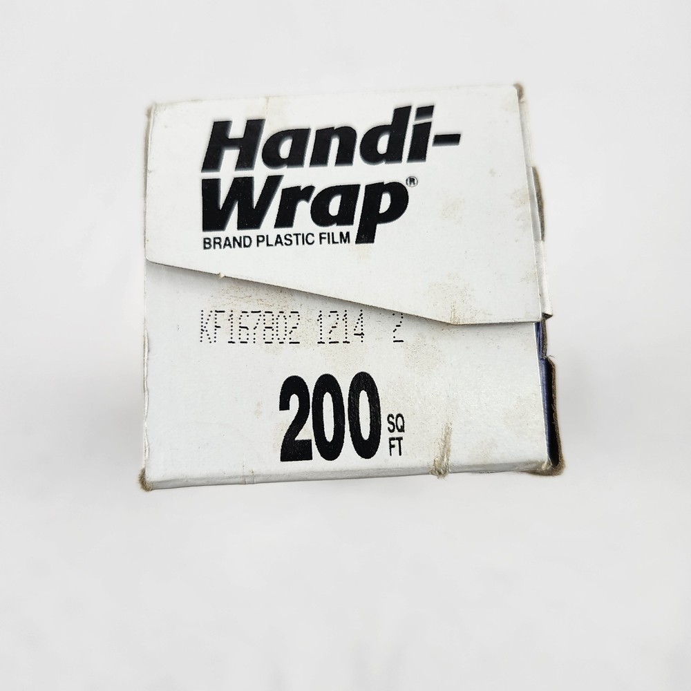 Dow Handi-Wrap 200 Sq Ft Plastic Film Sharp Cutting Edge New