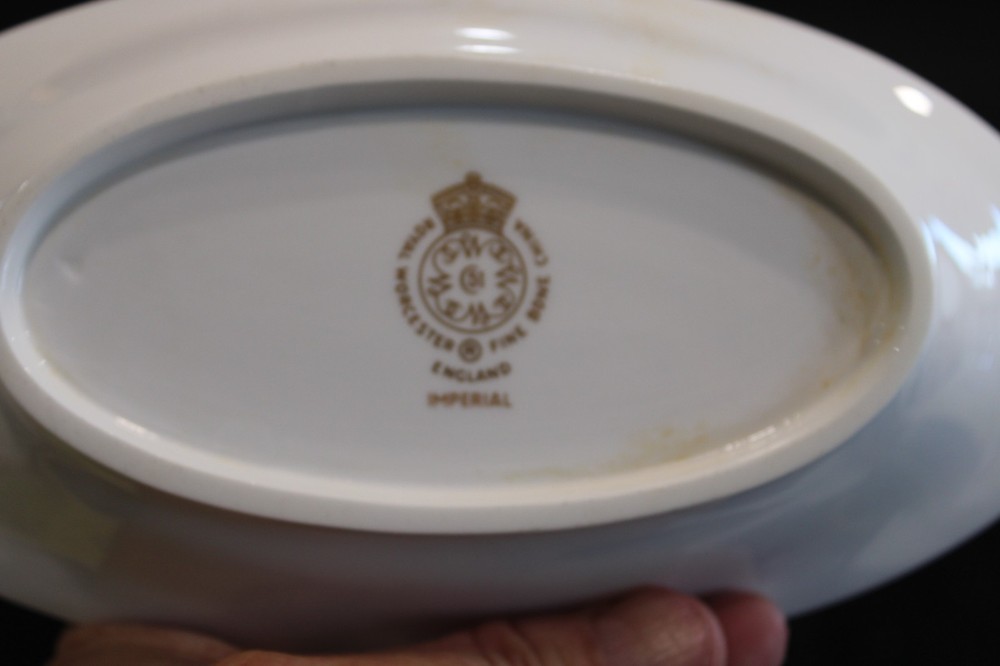 Royal Worcester Imperial Butter Tray 8"